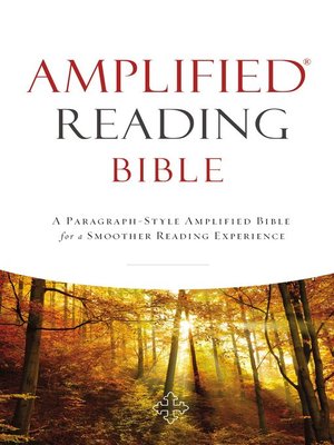 cover image of Amplified Reading Bible